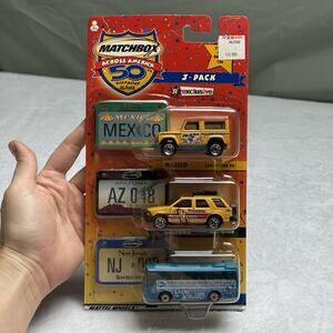 Vtg Matchbox Across America 50th Birthday Series Mexico Arizona New Jersey Set B